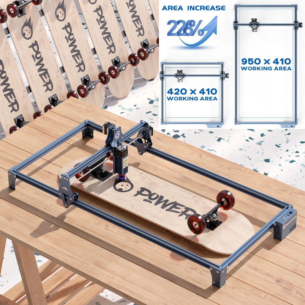 Industrial Laser Engraver - SCULPFUN Gravür Gravür Alanı Genişletme Kiti