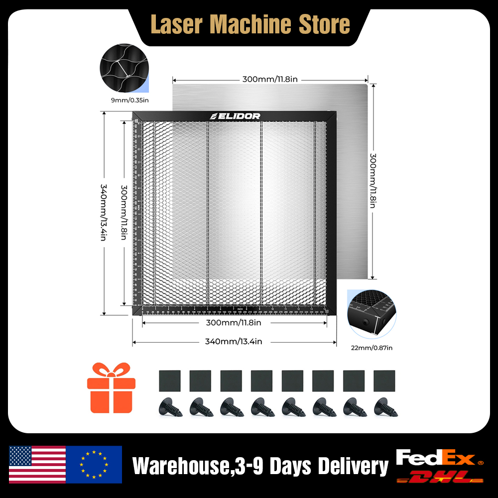 ELIDOR Lazer Petek Çalışma Mas - Honeycomb Laser Bed incelemesi ve fiyatı